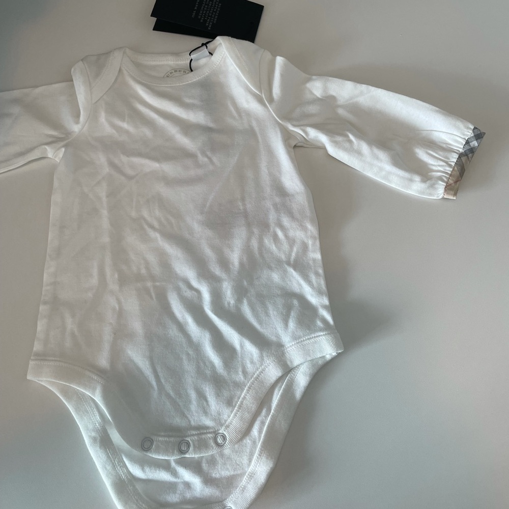 Burberry 3 mo onesie -  new with tags